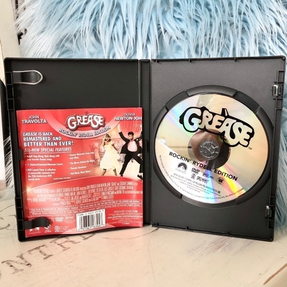 GREASE DVD, 1998, Rockin' Rydell Edition, Faux Leather Jacket Sleeve - Picture 7 of 8